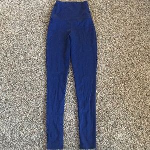 Navy Blue High Rise Leggings